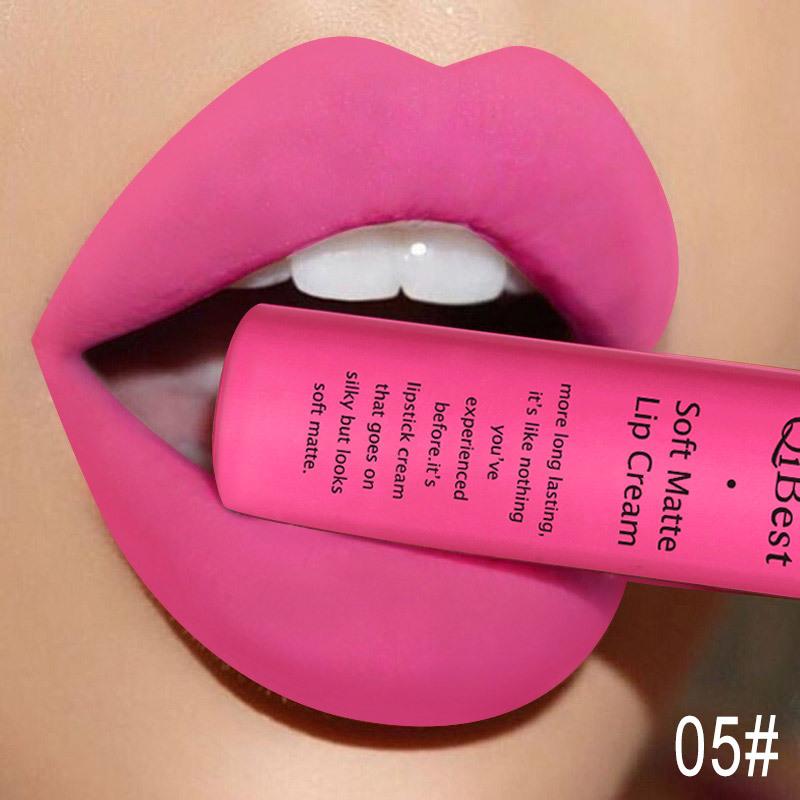 Long Lasting Liquid Lipstick in A Waterproof Matte End, Featuring A Dark Red Black, Perfect for Women'S Makeup, Including Lip Gloss and Lip Tint