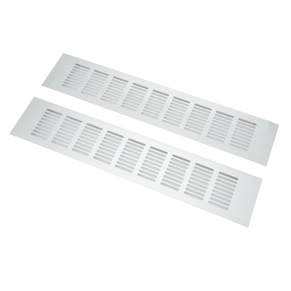 2 Pcs Set Aluminium Alloy Ventilation Grille Multiple Sizes Vent Plate  Closet Ventilation
