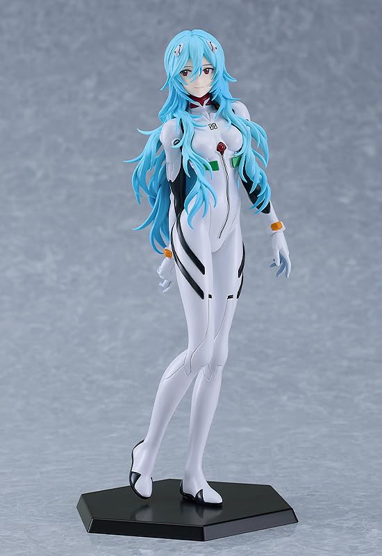 PLAMAX Evangelion 3.0+1.0 Thrice Upon a Time — Rei Ayanami Long Hair ver., non-scale build-it-yourself plastic model kit.
