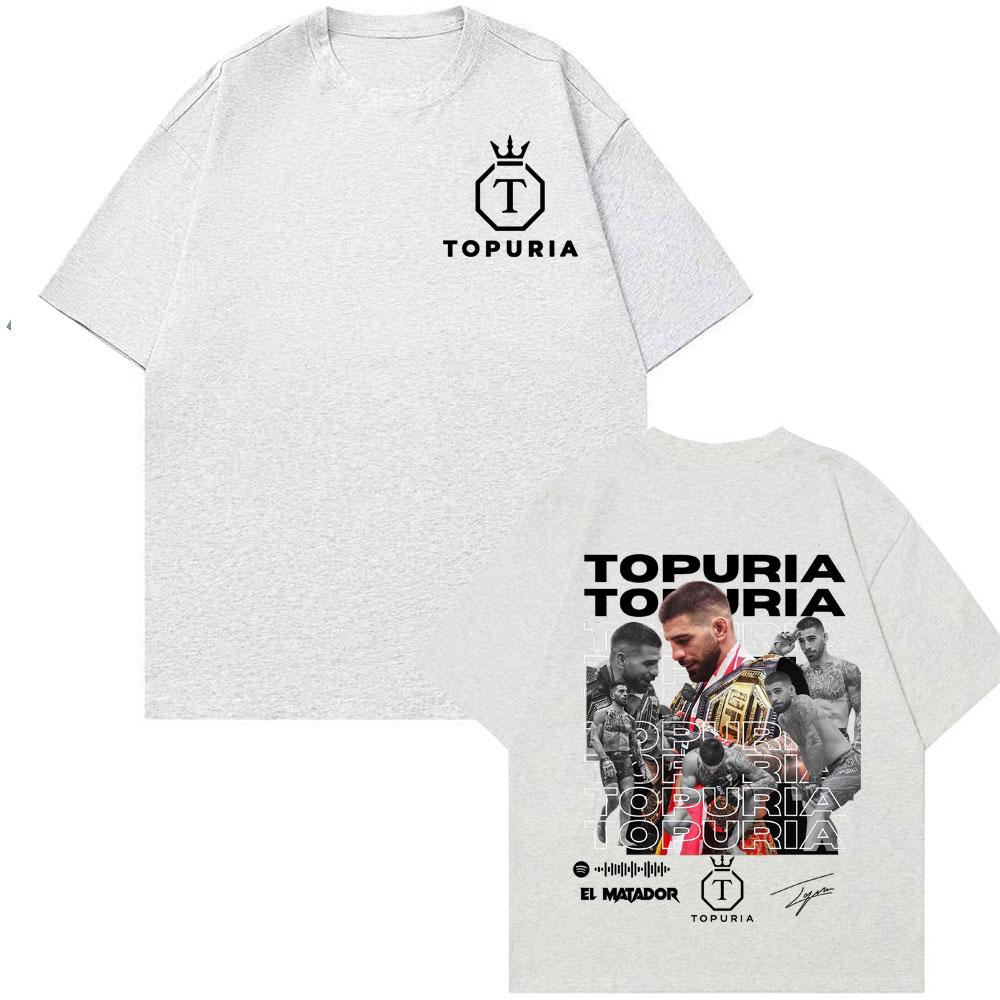 2026 El Matador Ilia Topuria Vintage Graphic T Shirt Mens Clothing Fashion Gothic T Shirts Man Summer Tops Comfort Tshirt