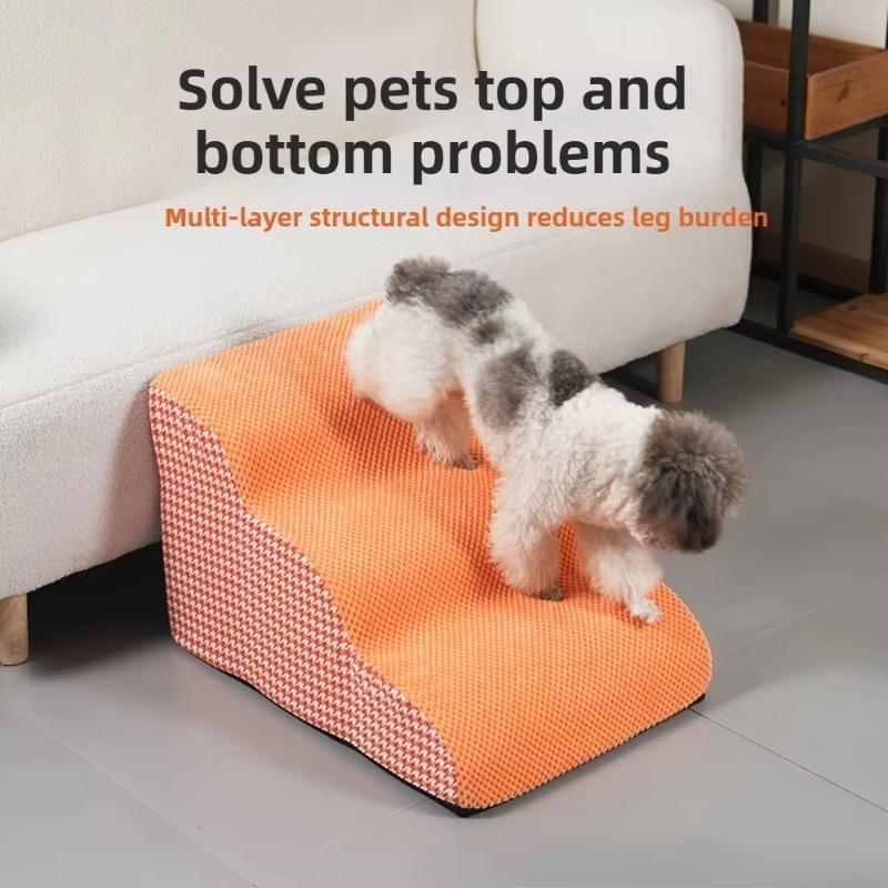 Non-slip Pets Stairs Can Be Disassembled and Washed Climbing Ramp Small Dog Ladders Stable Wear-resistant Pet Products
