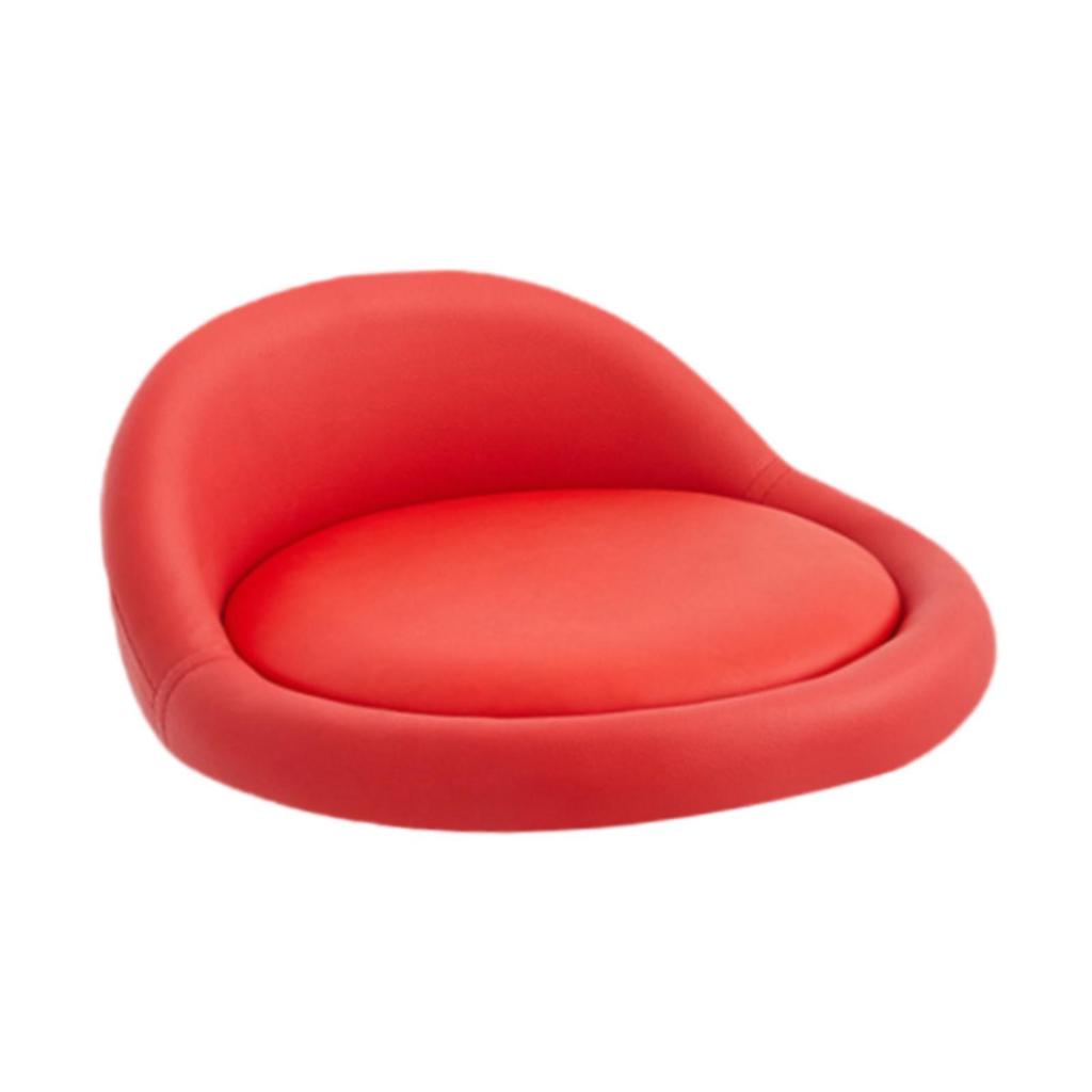 Round Kitchen Stool with Low Backrest And Easy Clean Feature