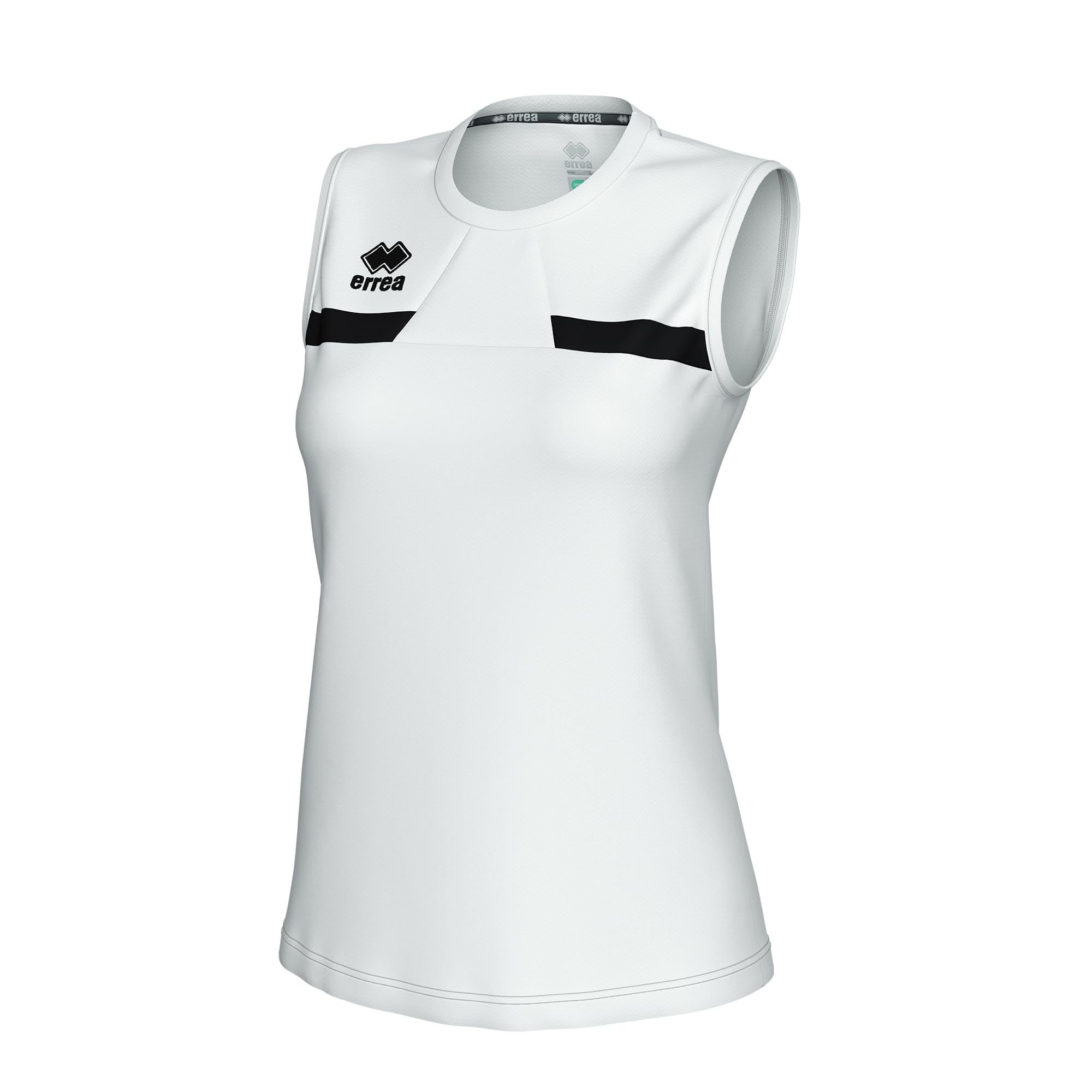 

Competition Sleeveless Shirt MARGIE JR [Elea] White/Black