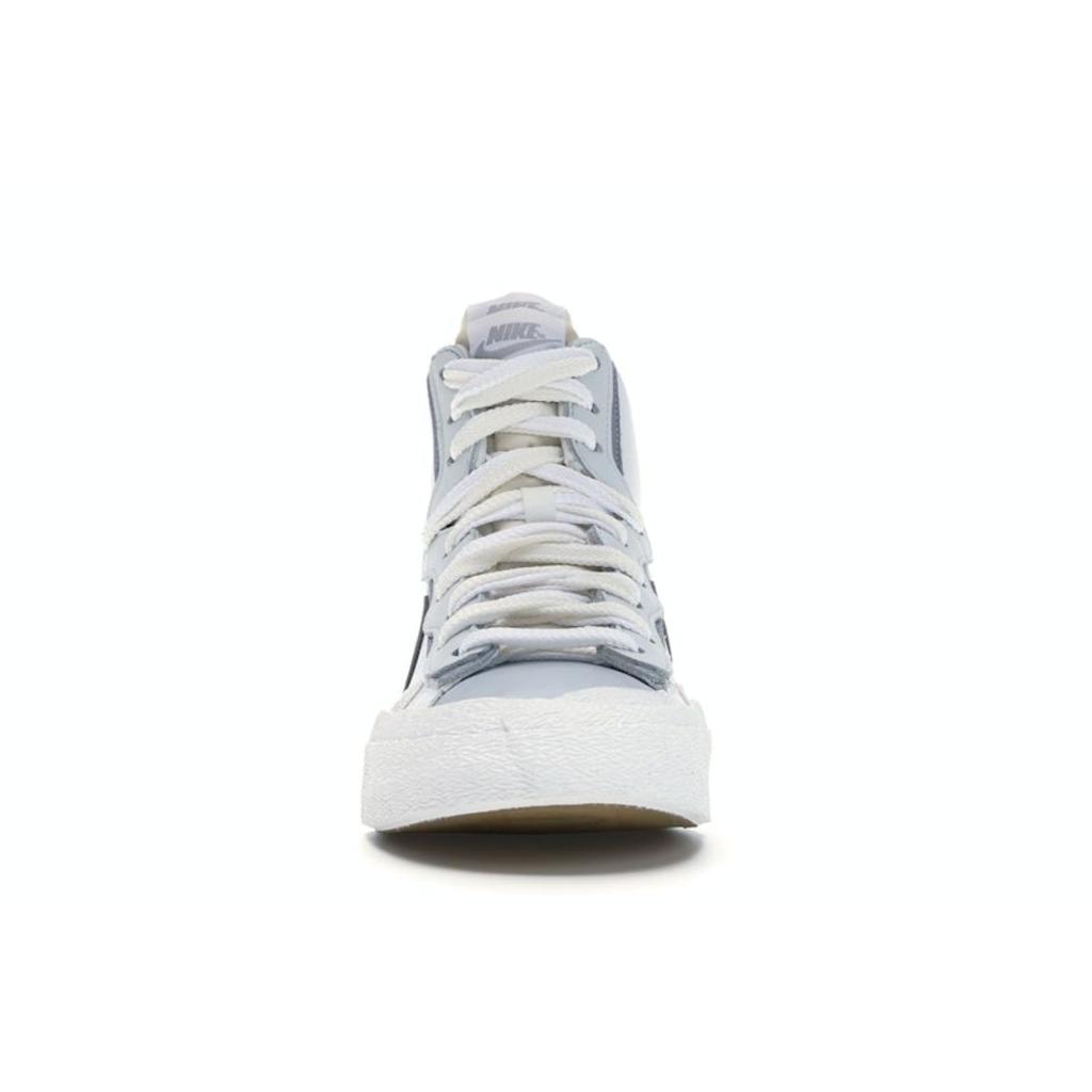 Nike Sacai X Blazer Mid White Grey Unisex Sneakers Wolf-Grey BV0072-100