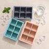 Large Silicone Ice Cube Tray with Easy Release and Storage, Available In 4 or 6 Grids