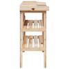 Pflanztisch mit Regalen 78 x 38 x 82,5 cm Massives Kiefernholz