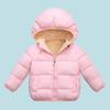Kinder Fleece-gefütterte Baumwolljacke - Jungen und Mädchen Daunenjacke, Dicke Oberbekleidung