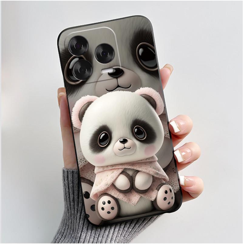 Case For ZTE Blade V70 Vita/Nubia V70 Design Soft Silicone Black Case Good-looking Pattern Love Panda Rabbit Shockproof Shell