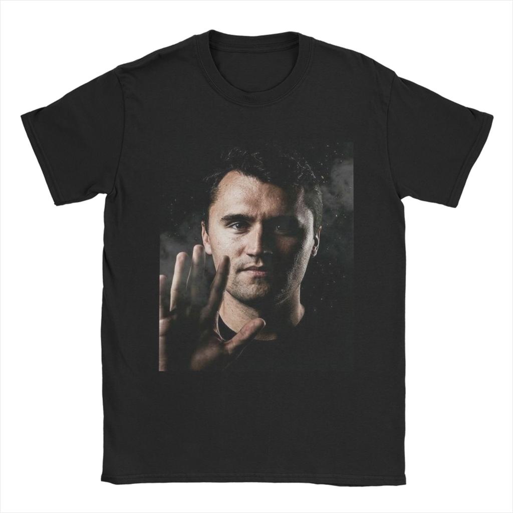 Unisexs Womens Charlie Kirk Shirt Cotton Print Tee Shirts Clothing Outfits