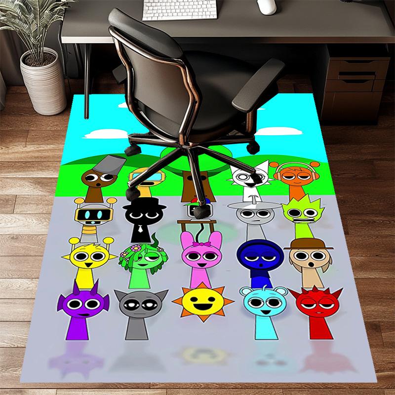 1pc SPRUNKI8 Design Printed Area Rug Carpet for Bedroom Living Room Home Decor Rugs Mat Non Slip Mat Rug for Bedside