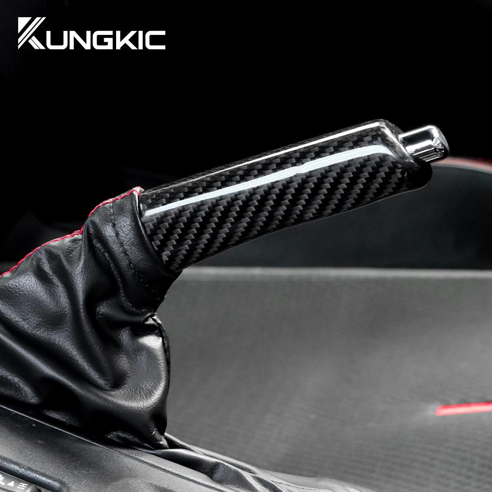 Real Hard Carbon Fiber Cover For Subaru BRZ Toyota GR86 2025 2025 2025 2025 2025 Handle Replace Handbrake Grip Accessories