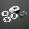 10pcs Bottle Opener Insert Screw 40mm Round Iron Corn Beer Open Antique Bronze Silver fit for Bar/Home/Restaurant/Kitchen/Pub