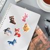 60-Piece Cute Animal Cartoon Stickers Set for DIY Stationery Decoration