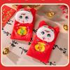 Snake Cute Mascot Plush Toys Red Envelope Hanging Zodiac Massage Stick Gifts