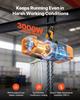 5000 Kg Electric Chain Hoist, 9.1 M Lifting Height, Three-Phase Overhead Crane with 100 M Wireless & 8.2 M Wired Remote Control, Double G100 Chain