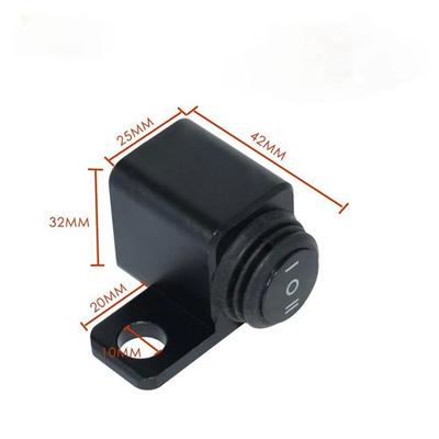 Aluminum Alloy 12V Motorcycle Universal 3 Way Switch ON OFF Mini Driving Light Switch With Clip Waterproof Switch Mirror Mount