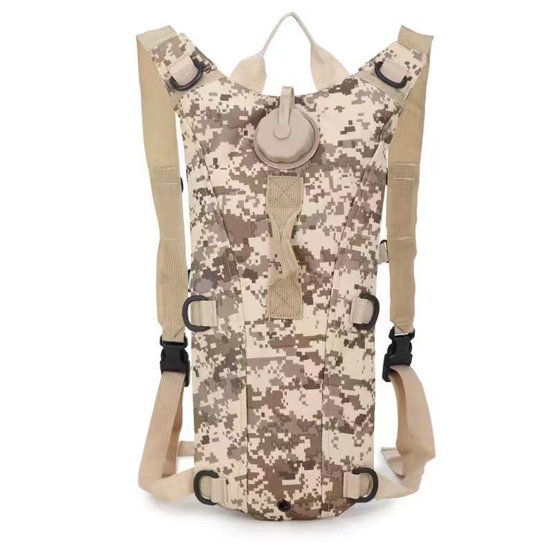 Long-Distance Hiking Hydration Backpack with 3L Bladder - Large Capacity & Multifunctional Tactical Pack