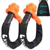 Soft Shackle Synthetic Rope, Set of 2, 4.7 X 23.6 Inches (12 Mm X