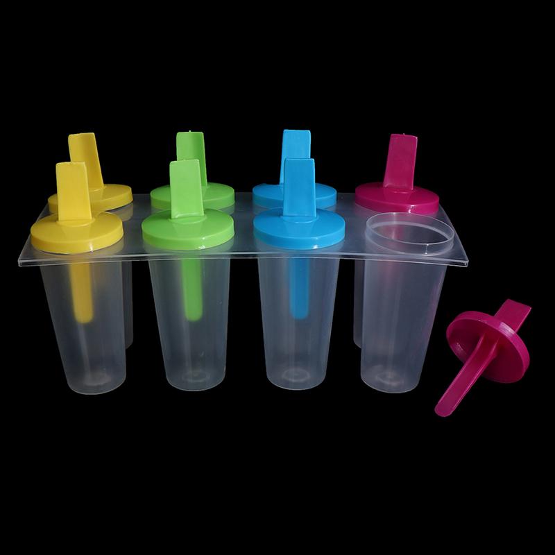 7 Pezzi/8 Pezzi Stampo per Ghiaccioli Fai da Te Stampo Pop Ghiaccioli Congelati Stampini per Yogurt Strumenti