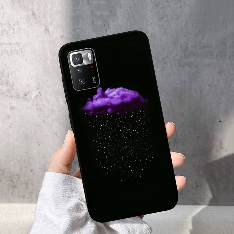 Lila ästhetische Handyhülle für Redmi Note 8 7 9 4 6 pro max T X 5A 3 10 lite pro