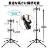ROCKBROS Bicycle Vertical or Supports Two Aluminum Adjustable Height and Easy to Ideal for Bike Storage and Display Stand/Display Stand, Horizontal,