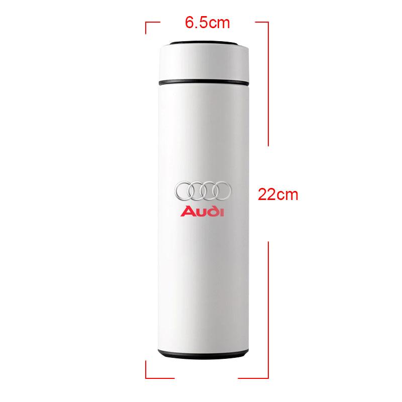 

Car Smart Thermos Bottle With Temperature Display Coffee Cup For Audi S8 TT A4L A6L RS3 RS4 RS5 RS6 C6 S3 S4 S5 S6 S8 A7 A8 A1 A3 A4 A5 Q3 Q5 Q7 audi