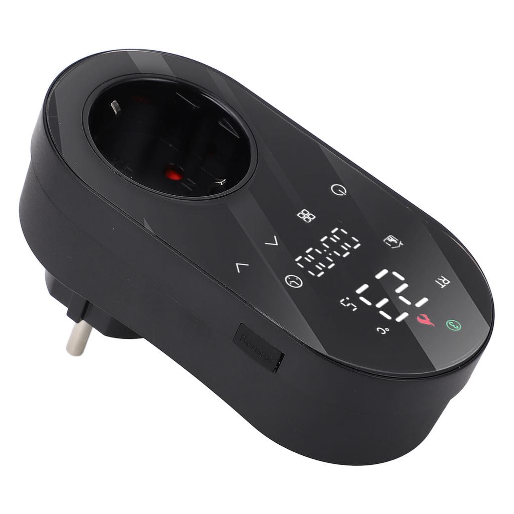 LED Digital Temperature Control Socket Programmable Plug in Thermostat Controlled Outlet for AC Floor Hting 16A
