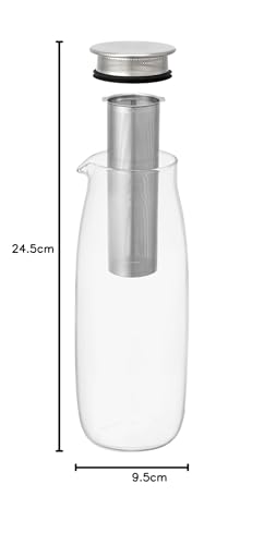 KINTO UNITEA Cold Brew Carafe, 1.1L, Dishwasher and Microwave Safe, Gift, 21722
