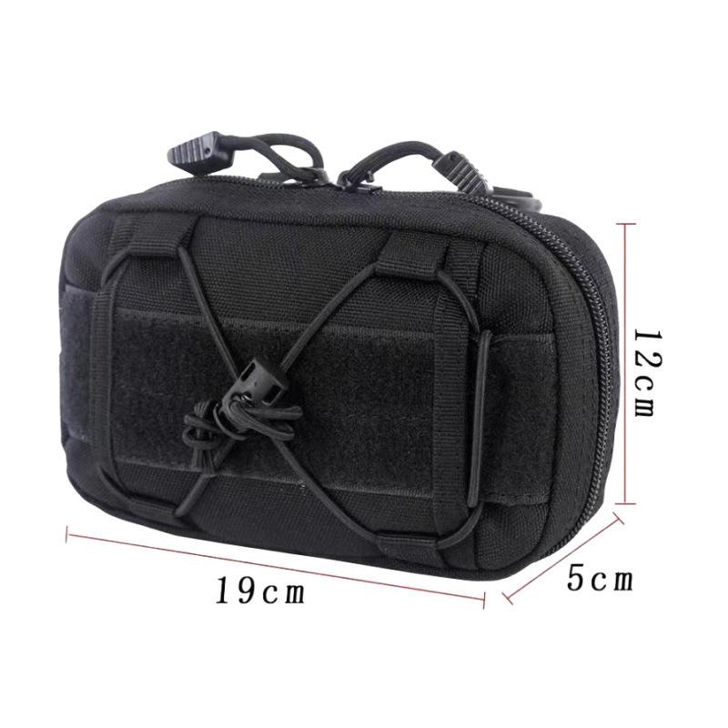 Molle Waist Bag Tactical Pouch Medical First Aid Tool Gear Gadget Bag Pouch Outdoor Sports Hunting Cycling Accessories