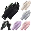 Elastic Ice Silk Gloves Thin Cycling Gloves Men Women UV Protection Gloves Outdoor