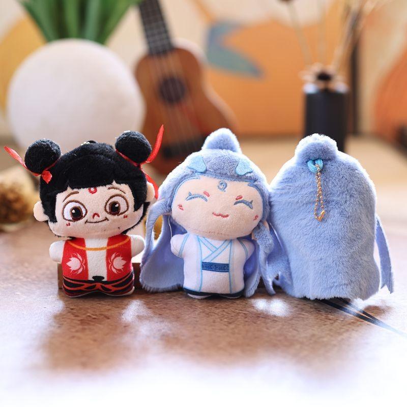 Toy Nezha Keychain Backpack Pendant Super Soft Collectible Gift Kids For