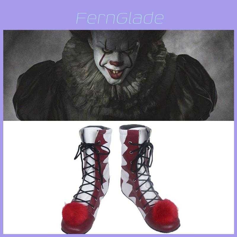 Authentic Joker Pennywise Cosplay It Horror Clown Killer Carnival Shoes Halloween Costume