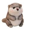 Plush Toy Cute Otter Doll Soft Cute Rag Doll Creative Doll Sleeping on The Bed and Send Pillow To Boys and Girls Birthday
