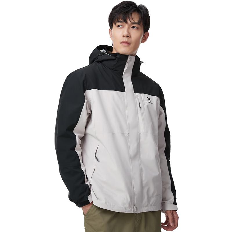 CAMEL Unisex 3-in-1 Waterproof Fleece-Lined Outdoor Jacket