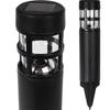 Goliath Simple Solar Garden Lamp In Black