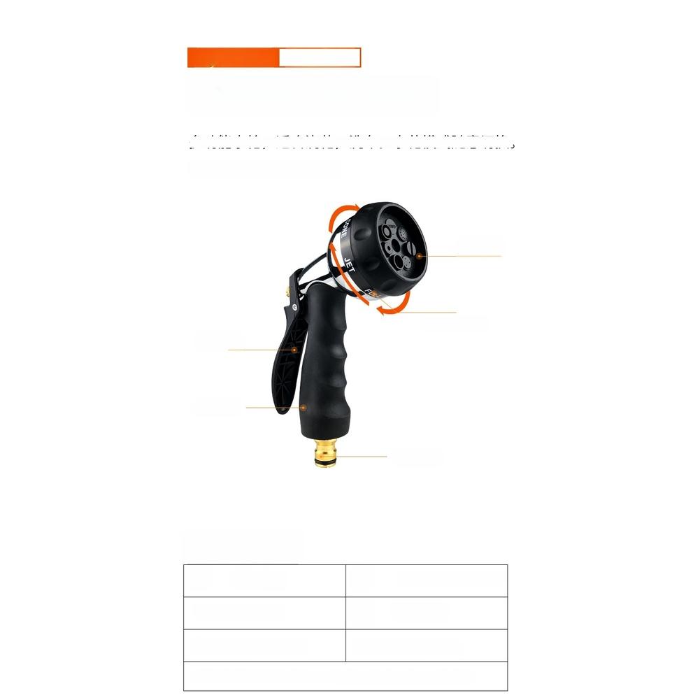 Multifunctional Metal Garden Water Sprayer With 7 Spray Modes For Car Washing Garden Irrigation Multifunctional Pressure Washers