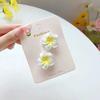 Sweet Cute Children Flower Hair Clip Women New Korean Temperament Rubber Band Hair Loop Beach Vacation Hair Accessories