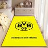 Sportlicher Teppich, Borussia Dortmund BVB 09 Gelbes Minimal-Logo-Poster, Fan-Höhlen-Dekoration, Rutschfeste Matte