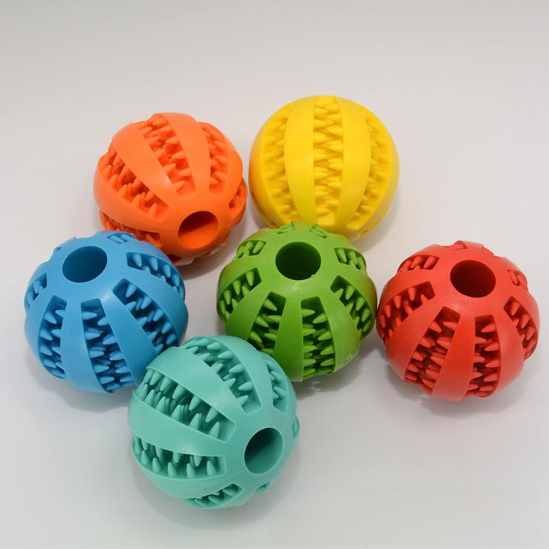 Hundeleckerli-Ausgabe-Ball - TPR-Gummi Pädagogisches & Zahnreinigendes Wassermelonen-Spielzeug