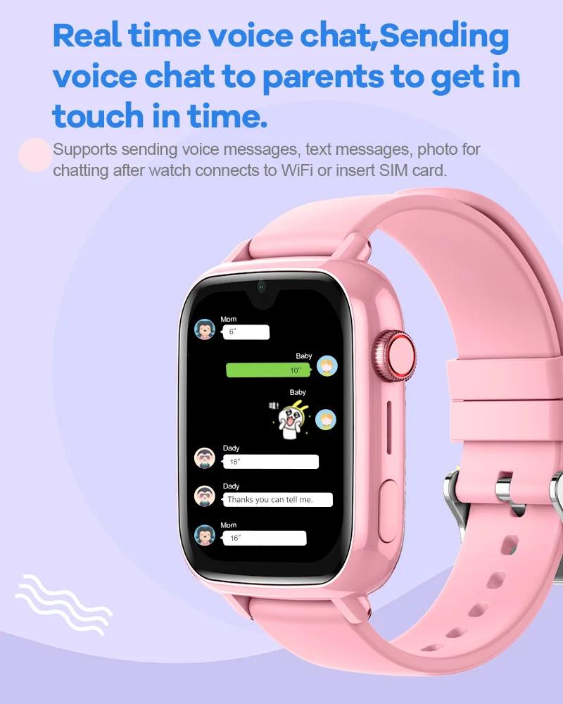 2025 NEW 4G Smart Watch Kids GPS WIFI Video Call SOS APP Download Child Smartwatch Camera Monitor Tracker Location Phone Watch