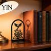 Heavy-duty Bookends 1 Pair Metal Dragon Bookends, Fantasy Castle Decorative Book Ends Texture for Shelves, Heavy Duty Gothic Holders Home Office
