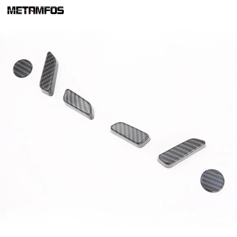 Interior Accessories For Tesla Model Y -  2024 2025 Carbon Fiber Seat Adjust Switch Cover Trim Sticker Car Styling
