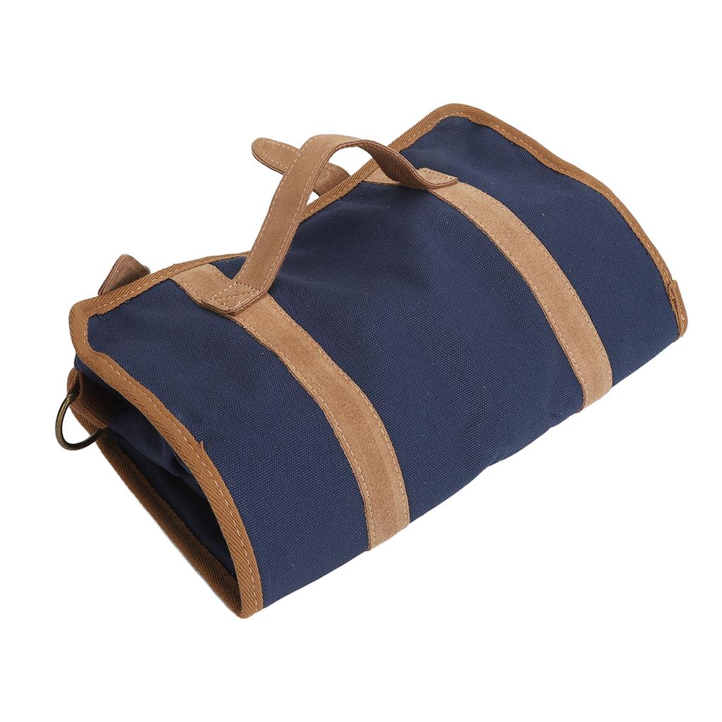 Bartender Tool Bag Bar Kit Bag Waterproof Canvas Multiple Compartments Portable Bartender Roll Up Bag with Shoulder