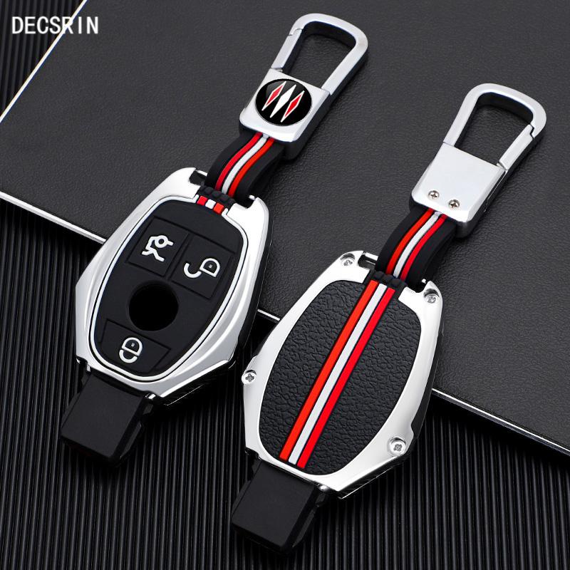 Car Key Case Cover Protective Shell Fob for Mercedes Benz A B C E Class GLS GLA GLK GLC CLS CLA AMG W204 W205 W212 W463 W176