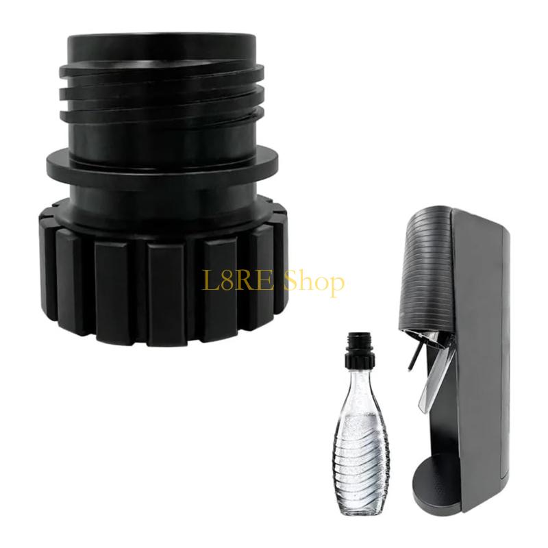 L8RE Quick Sodas Bottles Adapter for Sodas Makers Sodas Steams Maker and Glass Bottles Sodas Refill Adapter Accessory