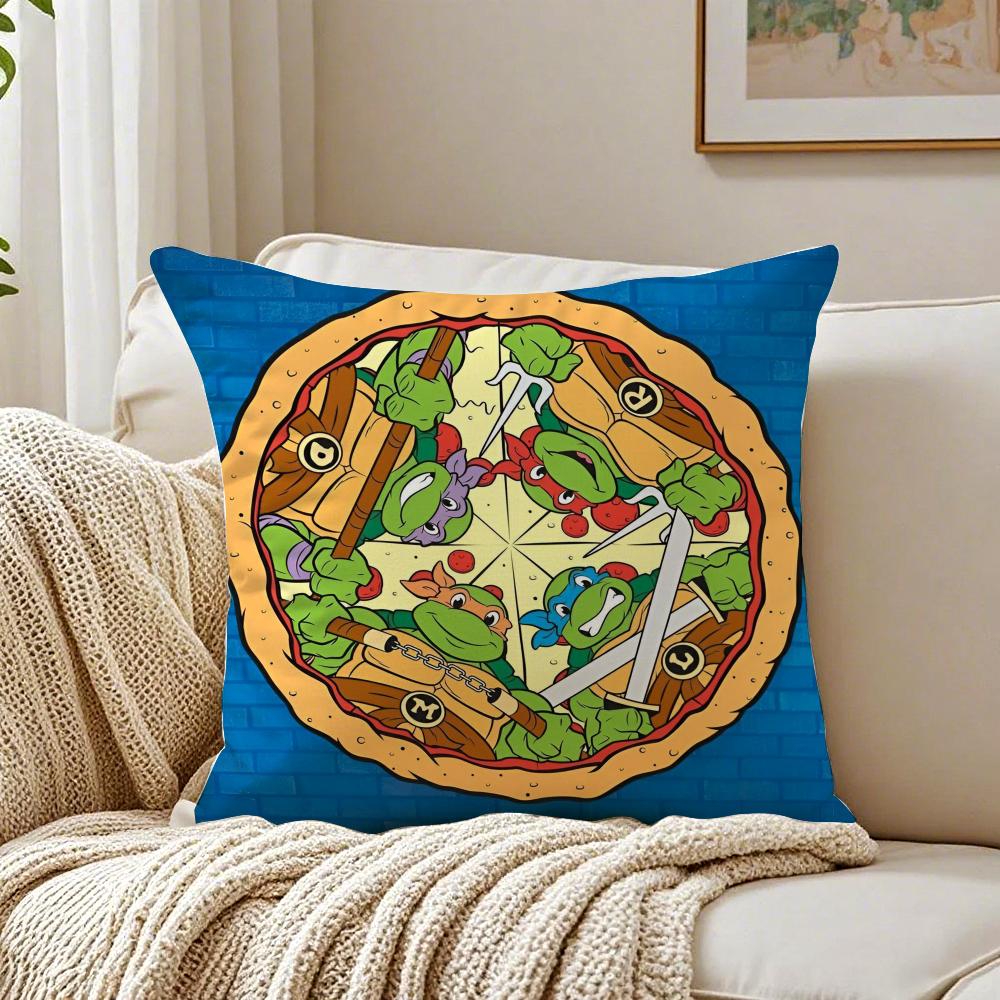 Teenage Mutant Ninja Cushion Cover Pillowcase Antidustmite living Room Sofa Decor Cushion Room