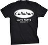 Mens Callahan Auto Parts T Shirt Funny Graphic Novelty Tee