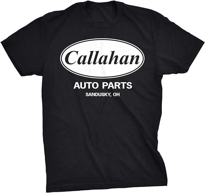

Mens Callahan Auto Parts T Shirt Funny Graphic Novelty Tee 4XL