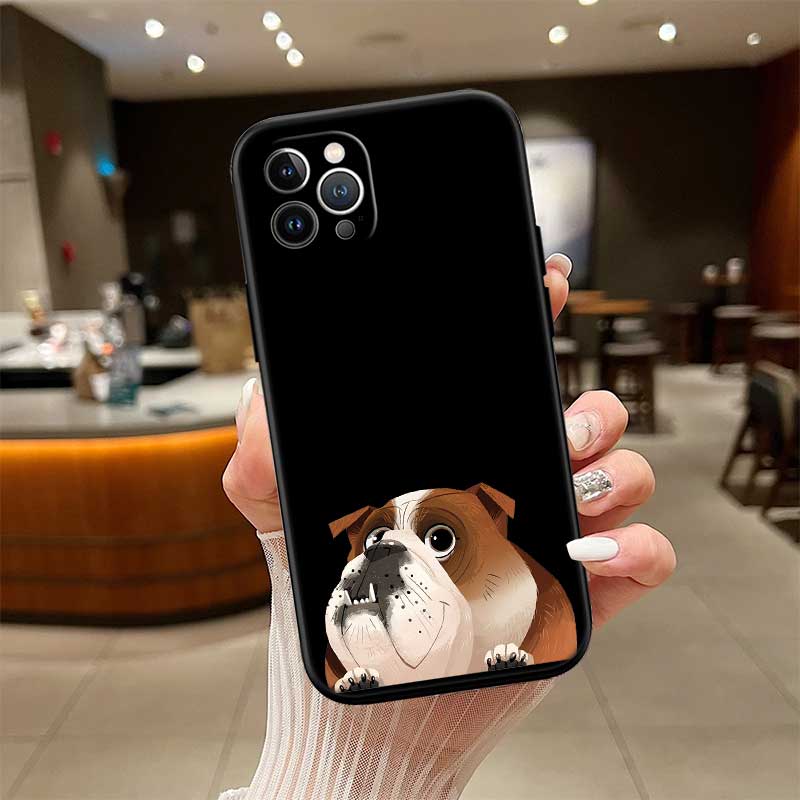 UP24 Cute Pug Dog Bull corgi Phone Case for Samsung Galaxy S20 S21 S22 Ultra FE + Plus A21S A22 A24 A25 A26 A30 A30S A31