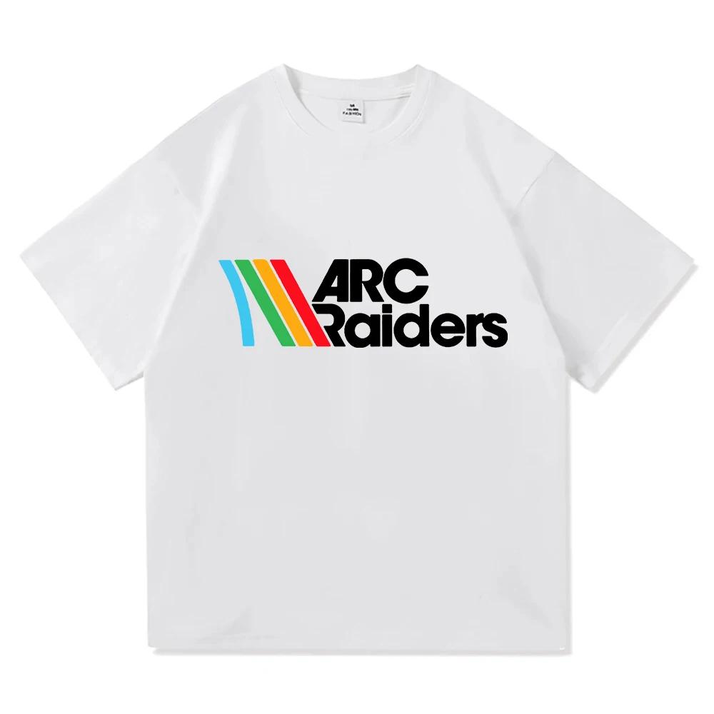 Rainbow ARC Raiders Spiel Print T-Shirt Kurzarm Baumwolle Mode Herren T-Shirts Locker Lässig Herren Damen Unisex Streetwear Herren Tee
